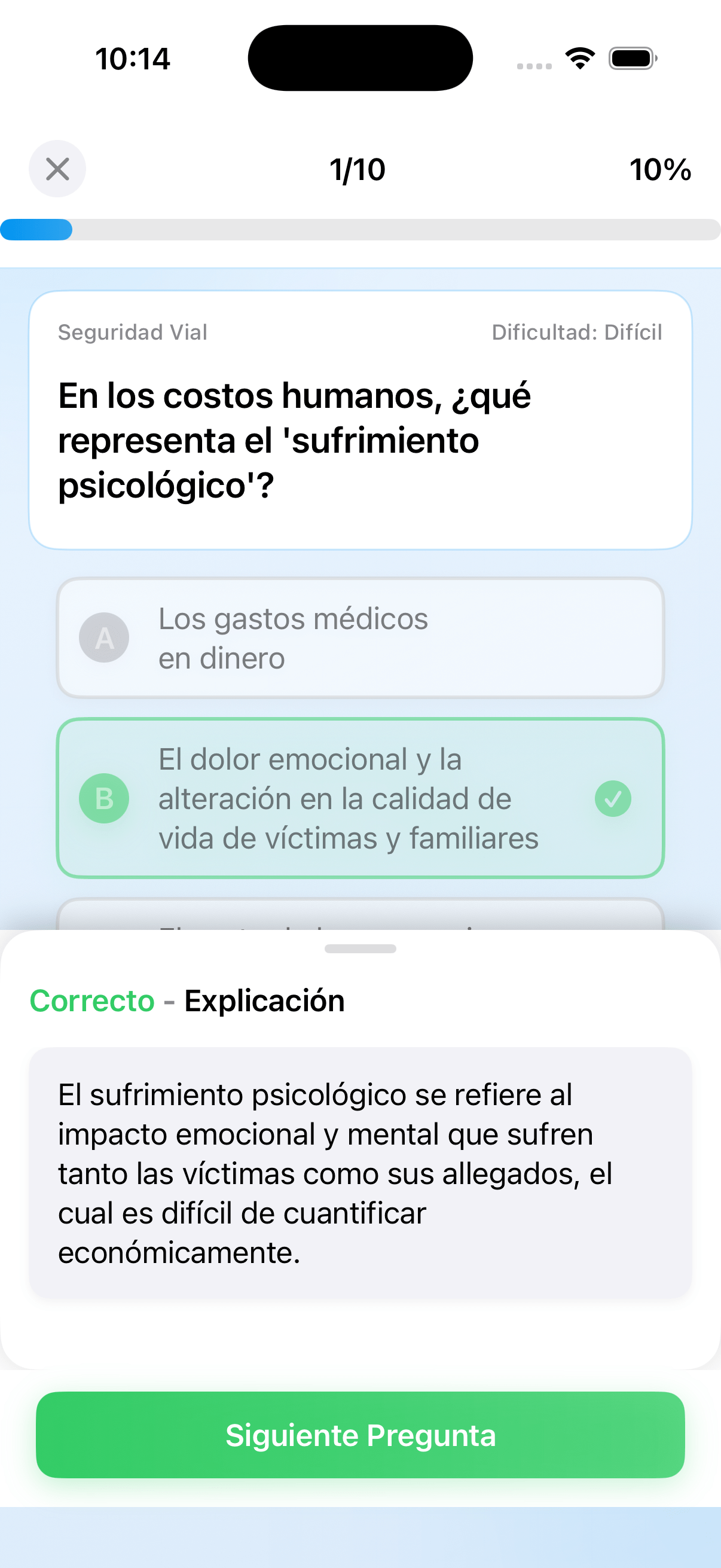 PractiCar Multiple Choice